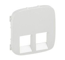 Valena ALLURE Жемчуг Накладка розетки комп 2-ой/ТЛФ+комп  755429  Legrand