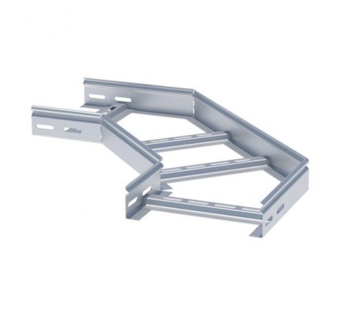 Угол 90 град. гориз. лестн. 100x600 мм INOX  glt90100600-INOX  EKF