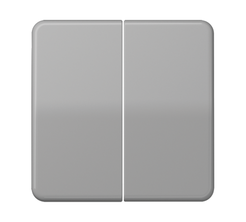 Двойная клавиша для балансирных механизмов выключателей (кнопок), в комплекте с CD95HP (крепежный элемент), возможно IP44; дюропласт; серый; CD500  C