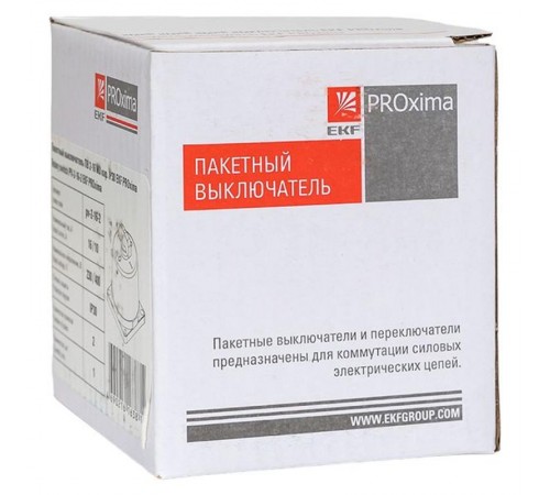 Пакетный выключатель ПВ 2-16 М3 кар. IP30 EKF PROxima  pv-2-16-2  EKF
