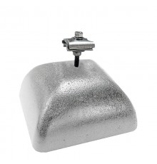 Держатель-зажим соединительный круглого проводника 8-10 мм, оцинк. с бетоном 3.5 кг71925Ezetek