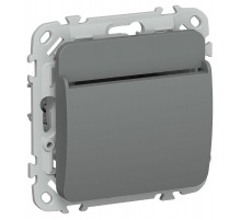 FLITE Выключатель карточный 30А ВК-0-ФлМА мокрый асфальт  FI-V11-0-10-K80  IEK