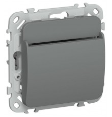 FLITE Выключатель карточный 30А ВК-0-ФлМА мокрый асфальт  FI-V11-0-10-K80  IEK