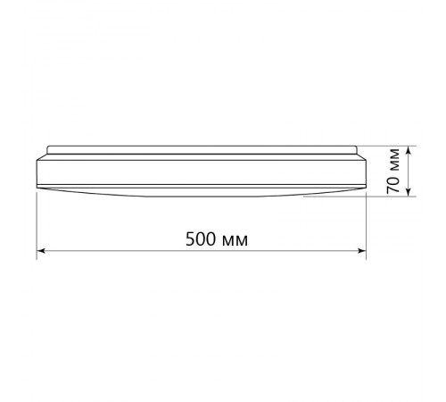 Светильник светодиодный декоративный бытовой накл. с пультом AL3389 тарелка 72W 3000К-6000K белый  41234  Feron