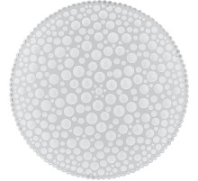 Светильник светодиодный декоративный бытовой накл. с пультом AL3389 тарелка 72W 3000К-6000K белый  41234  Feron