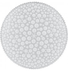 Светильник светодиодный декоративный бытовой накл. с пультом AL3389 тарелка 72W 3000К-6000K белый  41234  Feron