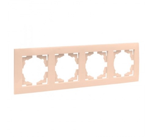 Валенсия рамка 4-местная кремовая EKF PROxima   EWM-G-304-20   EKF