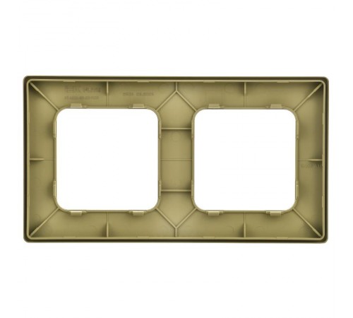 FLITE Classic Рамка 2-ая РУ-2-К-ФлО оливковый  FI-M22-32-20-K26  IEK