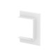 Настенная стыковая рамка кабельного канала Rapid 80 90x110 мм (алюминий,белый) (G-AWAO90110RW)  6278880  OBO Bettermann