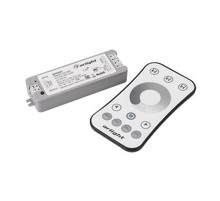 Диммер SMART-DIM-SET-RING (12-24V, 1x8A, ПДУ 2.4G) (Arlight, IP20 Пластик, 5 лет)  034786  Arlight