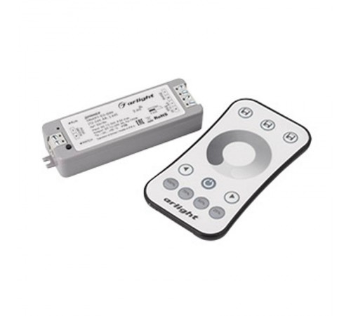 Диммер SMART-DIM-SET-RING (12-24V, 1x8A, ПДУ 2.4G) (Arlight, IP20 Пластик, 5 лет)  034786  Arlight