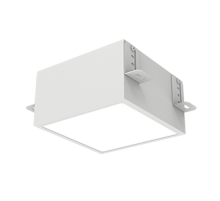 Светодиодный светильник DL-Grill CRI90 для потолка Грильято встраив.18 Вт 4000 К 136х136х75 мм серый муар  V1-R0-71809-10000-4001840  VARTON