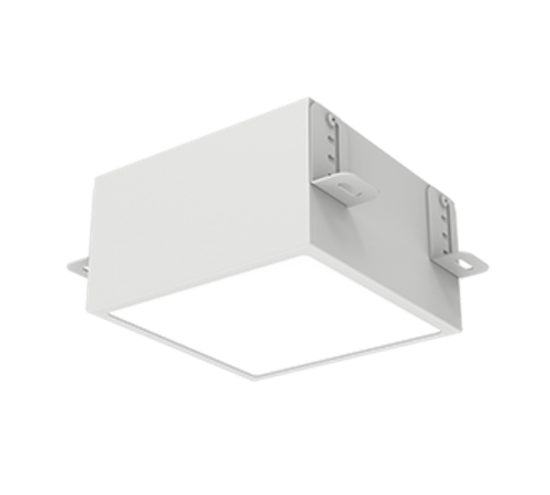 Светодиодный светильник DL-Grill CRI90 для потолка Грильято встраив.18 Вт 4000 К 136х136х75 мм серый муар  V1-R0-71809-10000-4001840  VARTON