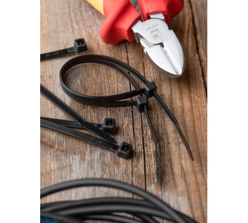 Хомут нейлоновый ЧЕРНЫЙ 4,8х250 (уп./100шт) EKF Simple  plc-cb-4.8x250  EKF