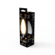 Лампа светодиодная Filament Свеча 9W 590lm 3000К Е14 milky LED 1/10/50  103201109  Gauss