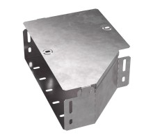 Переходник левый с крышкой Стандарт 300х200х100  PR16.0503  Промрукав