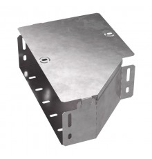 Переходник левый с крышкой Стандарт 300х200х100  PR16.0503  Промрукав