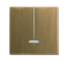 Клавиша для 2-канального светорегулятора 6565 U, серия Династия, Латунь античная  6599-0-3024   2CKA006599A3024  ABB