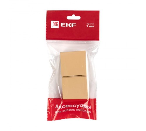 Соединитель (40х25) (4 шт) Plast EKF PROxima   под светлое дерево    conl-40-25x4   EKF 