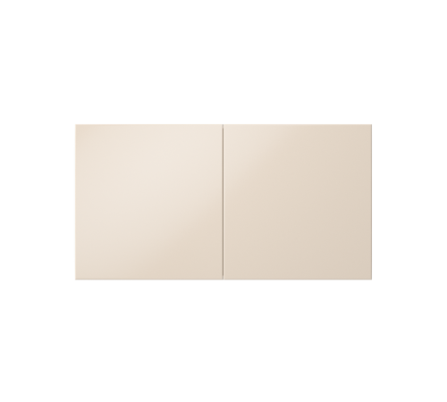 AtlasDesign Бежевый Розетка 2-ая с заземлением, со шторками, с крышкой, 16А, (в сборе с рамкой)  ATN000228  SE