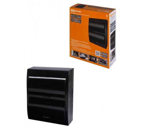 Бокс пластиковый навесной ЩРН-П-24 модуля IP41, Антрацит  SQ0901-0906  TDM