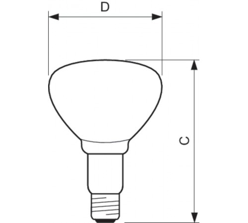 Лампа накаливания ЛОН IR250RH BR125 230-250V E27 1CT/10  923212043801  PHILIPS