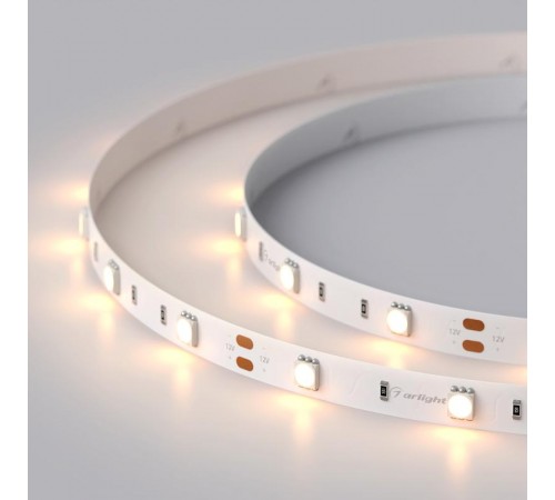 Лента светодиодная RT-B30-10mm 12V Warm2400 (7.2 W/m, IP20, 5060, 5m) (arlight, Открытый)  018102(2)  Arlight