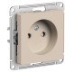 AtlasDesign Песочный Розетка без заземления со шторками, 16А, механизм  ATN001249  SE