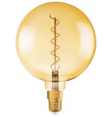 Лампа светодиодная филаментная Vintage 1906 LED CL GLOBE200 FIL GOLD 28 non-dim 5W/820 E27  4058075092013  Osram