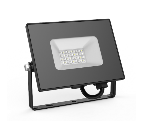 Прожектор светодиодный Elementary 20W 1400lm зеленого свечения 175-265V IP65 черный LED 1/20  613100620  Gauss