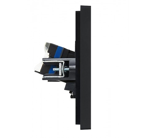 FORTE&PIANO Розетка комп. 2-ая RJ45 кат.6 FP134 черный  FP-K20-2-K02  IEK