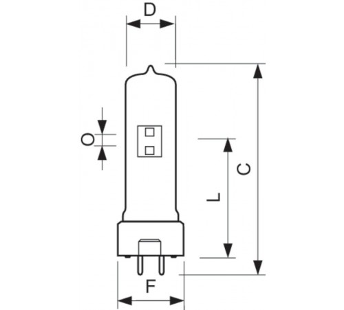 Лампа металлогалогенная специальная MSD 250/2 30H 1CT/4  928099005115  PHILIPS