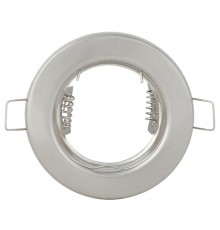 Светильник встраиваемый под лампу MR16 хром матовый  LUVB0-GU05-1-K27  IEK