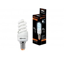 Лампа энергосберегающая КЛЛ 11Вт E14 840 cпираль FSТ2 КОМПАКТ 35х98мм  SQ0323-0176  TDM