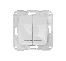 DEA Выключатель 2кл (инд) с/у 10А мех. Бел  KR-78-0203  Kranz