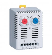 Термостат NO+NC (охлаждение и обогрев) на DIN-рейку 10A 230В IP20 PROxima  T2C10M  EKF