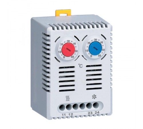 Термостат NO+NC (охлаждение и обогрев) на DIN-рейку 10A 230В IP20 PROxima  T2C10M  EKF