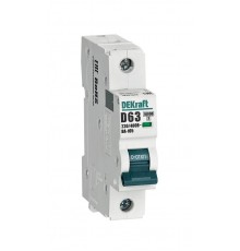 Выключатель автоматический  однополюсный ВА-105 63А D 10кА  13207DEK  DEKraft