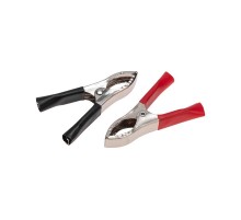 Зажим крокодил, длина 75 мм, ток 30A, (2шт.) (пакет)  16-0015-9  REXANT