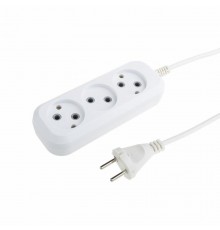 Удлинитель 3 гнезда 3 м б/з OPTIMA белый  11-2263  REXANT