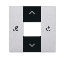 ABB Levit Серебро Накладка для комнатного терморегулятора free@home  6220H-A03000 70  2CHH623000A4070  ABB