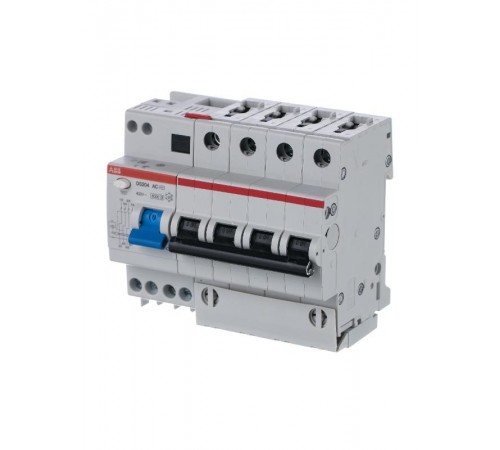 Автоматический выключатель дифференциального тока DS204 4п 10А C 30мА тип AC (6 мод)  2CSR254001R1104  ABB