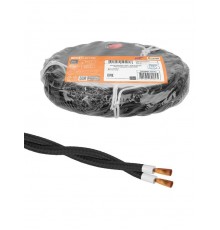 Ретро провод "Эко" 2х2,5 витой ГОСТ черный (10м)  SQ2801-0332  TDM