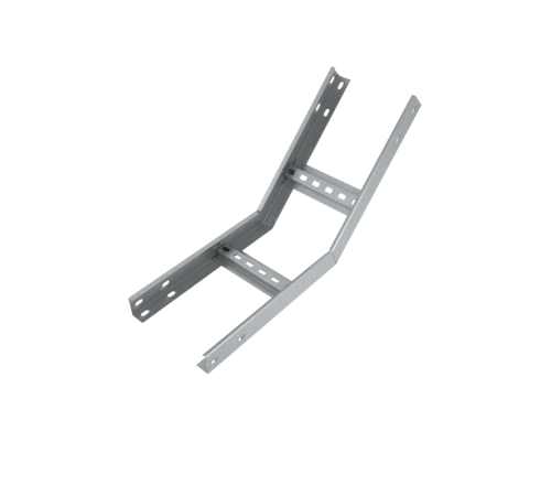 Угол лестничный вертикальный внутренний 45 град 80х600х1,5 мм "Быстрый монтаж" HD  LNLS45-80-600-1.5 HD  КМ-профиль