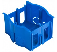 Коробка установочная сборная проходная КМТ-010-4007 для твердых стен (71х45) с саморезами EKFplc-kmt-010-4007EKF