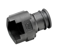 Разъем соединительный CI, нейлон 6, черный, d12мм, 2 вывода, CI12-DT2  7TCA298010R0299  ABB