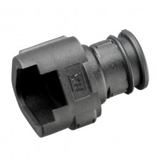 Разъем соединительный CI, нейлон 6, черный, d12мм, 2 вывода, CI12-DT2  7TCA298010R0299  ABB