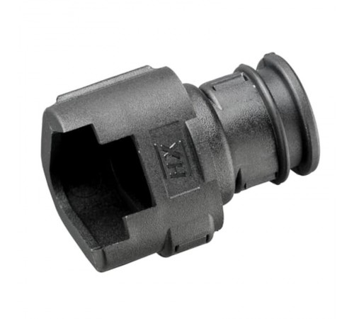 Разъем соединительный CI, нейлон 6, черный, d12мм, 3 вывода, CI12-DT3  7TCA298010R0301  ABB