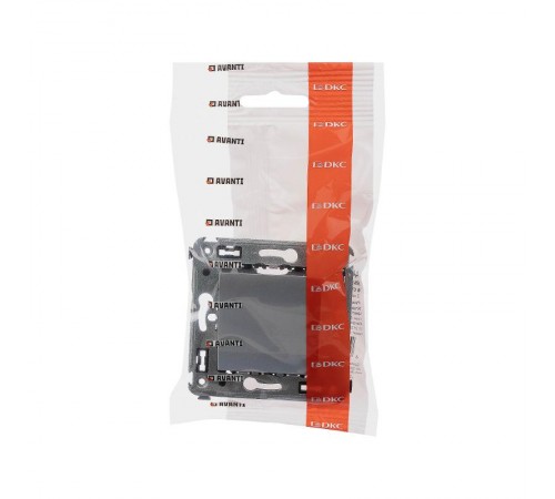 Вывод кабеля из стены "Avanti", "Закаленная сталь"  4404983  DKC