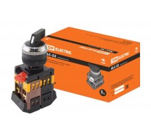 Переключатель АLС-22 черный с длинной рукояткой на 2 фиксир.положения I-O 1з+1р   SQ0703-0008  TDM